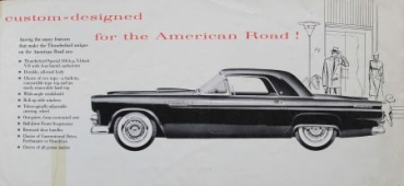 Ford Thunderbird Modelprogram 1957 "Distinctively new" Carbrochure (4382)